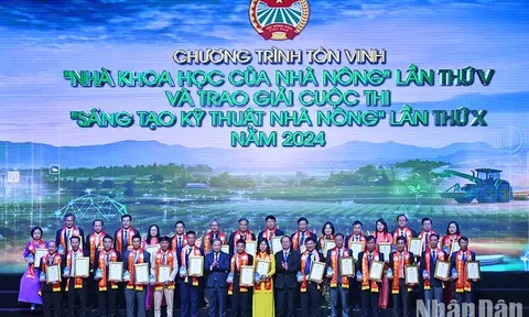 Tôn vinh các "Nhà khoa học của nhà nông" năm 2024