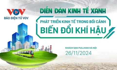 Diễn đàn Kinh tế xanh: Phát triển kinh tế trong bối cảnh biến đổi khí hậu