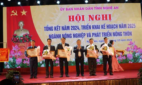 Tổng sản phẩm GRDP nông, lâm, ngư nghiệp năm 2024 của tỉnh Nghệ An đạt 46.696 tỷ đồng