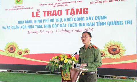 Bộ Công an khởi công xây dựng, bàn giao nhà mới cho người nghèo ở Quảng Trị