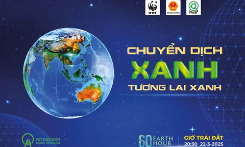 Chiến dịch Giờ Trái đất năm 2025: “Chuyển dịch Xanh, tương lai Xanh"