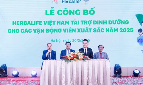 Herbalife Việt Nam tài trợ sản phẩm dinh dưỡng cho các vận động viên xuất sắc Việt Nam trong năm 2025