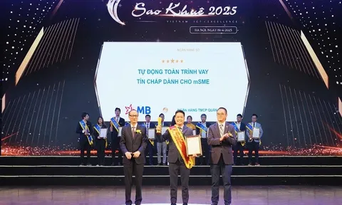 BIZ MBBank giành 3 giải Sao Khuê nhờ công nghệ AI và dữ liệu lớn