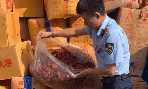 Hà Nội: Phát hiện hơn 4 tấn táo đỏ khô nhập lậu, không đảm bảo an toàn thực phẩm