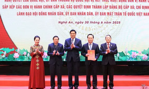 Nghệ An: Chính thức vận hành mô hình chính quyền 2 cấp hoàn tất sắp xếp đơn vị hành chính