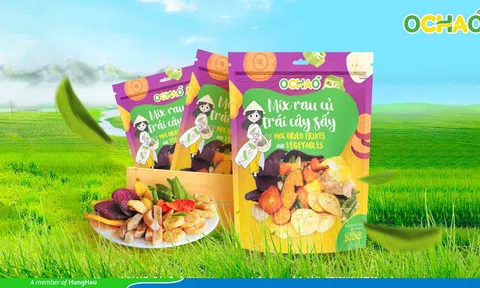 Mix Rau củ Trái cây sấy OCHAO: Món ăn vặt chuẩn “Healthy” cho lối sống hiện đại