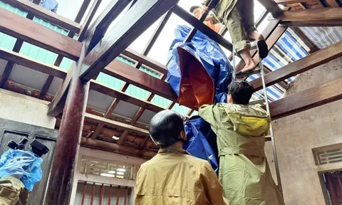 Hơn 8,5 tỉ hỗ trợ người dân bị thiệt hại do bão số 5 ở Hà Tĩnh