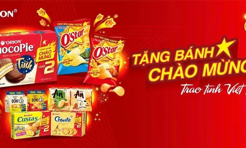 Orion tri ân khách hàng với chương trình “Tặng bánh chào mừng – Trao tình Việt Nam”