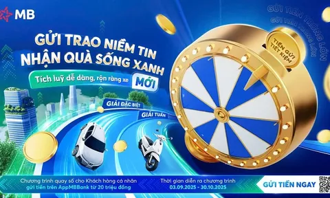 'Tích lũy dễ dàng - Rộn ràng xe mới' khi gửi tiết kiệm số tại MB