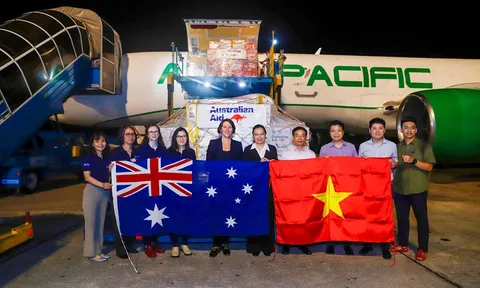 Australia chuyển lô cứu trợ khẩn cấp giúp tỉnh Bắc Ninh phục hồi sau lũ