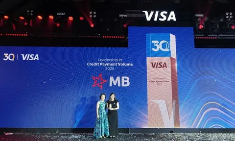 MB nhận 4 giải thưởng danh giá từ Visa
