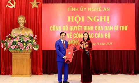 Chủ tịch UBND tỉnh Hà Tĩnh được chỉ định giữ chức Phó Bí thư Tỉnh ủy Nghệ An
