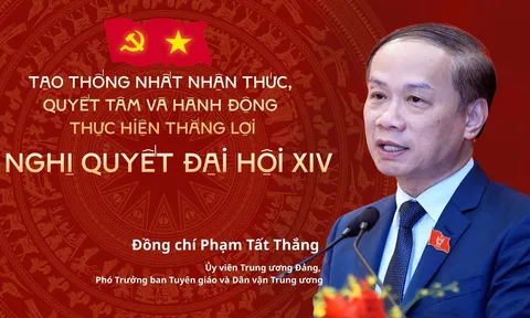 Tạo thống nhất nhận thức, quyết tâm và hành động thực hiện thắng lợi Nghị quyết Đại hội XIV