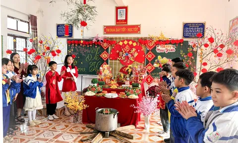 'Ngày Tết quê em' - Hoạt động trải nghiệm mang đậm nét đẹp văn hóa Tết cổ truyền