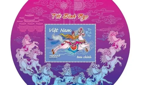 Bộ tem ‘Tết Bính Ngọ’ 2026: Dấu ấn mỹ thuật trong dòng chảy Tết Việt