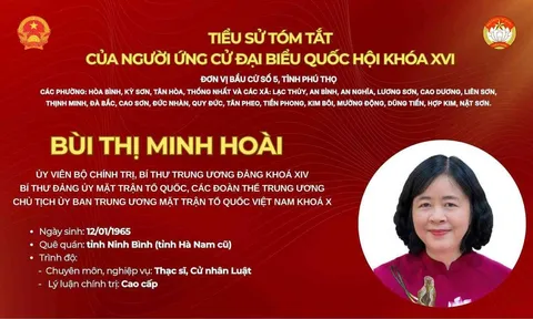 Chủ tịch Ủy ban Trung ương MTTQ Việt Nam ứng cử đại biểu Quốc hội tại Phú Thọ
