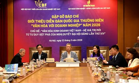 Diễn đàn quốc gia 'Văn hóa với doanh nghiệp' 2026: Hệ giá trị mới từ tư duy đột phá của Nghị quyết Đại hội Đảng lần thứ XIV
