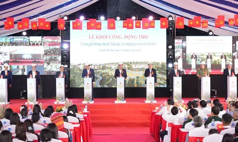 Huế đồng loạt khởi công 3 trường phổ thông nội trú liên cấp ở xã biên giới A Lưới