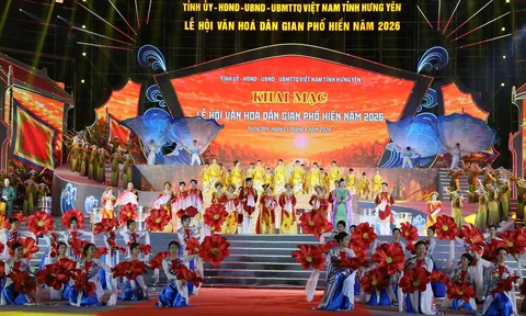 Hưng Yên khai mạc lễ hội văn hóa dân gian Phố Hiến