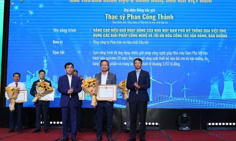 PVFCCo - Phú Mỹ thắng lớn giải khoa học công nghệ dầu khí