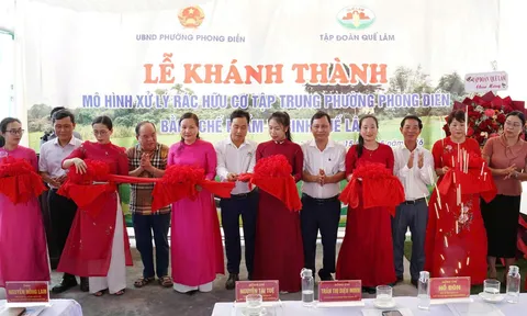 Mô hình xử lý rác thải bằng công nghệ vi sinh mở ra hướng đi mới cho nền kinh tế tuần hoàn