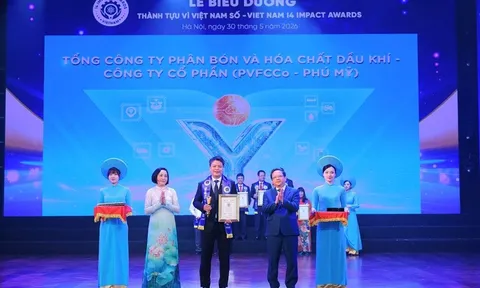 Bứt phá từ nền tảng sản xuất: PVFCCo - Phú Mỹ lập "cú đúp" tại Việt Nam I4 Impact Awards 2026