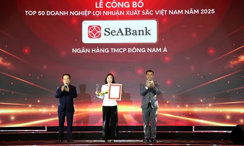 SeABank được vinh danh trong Top 50 doanh nghiệp có lợi nhuận xuất sắc nhất Việt Nam năm 2025