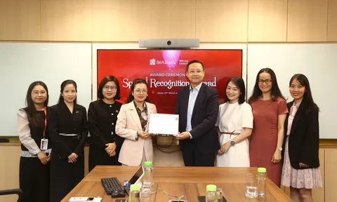 SeABank nhận Giải thưởng “Ngân hàng được công nhận đặc biệt về thanh toán quốc tế 2024-2025”