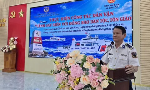 Đoàn Đặc nhiệm PCTP ma túy số 2 tri ân gia đình chính sách tại xã Hải Lộc (Nghệ An)