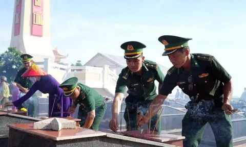 Bộ đội Biên phòng TP Huế tổ chức nhiều hoạt động tri ân các anh hùng liệt sĩ