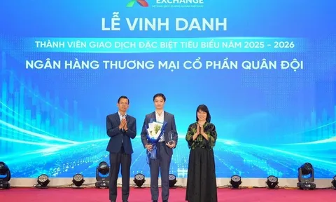 Ngân hàng MB được vinh danh là thành viên giao dịch đặc biệt tiêu biểu trên thị trường trái phiếu