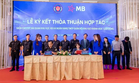 MB và Chi cục Hải quan khu vực XIII ký kết hợp tác, đồng hành cùng doanh nghiệp xuất khẩu trong kỷ nguyên số