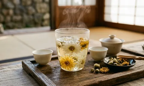 Giải mã hoa cúc: Từ loài hoa quân tử đến món nhúng lẩu trứ danh và bí mật tách trà bỗng đổi màu xanh