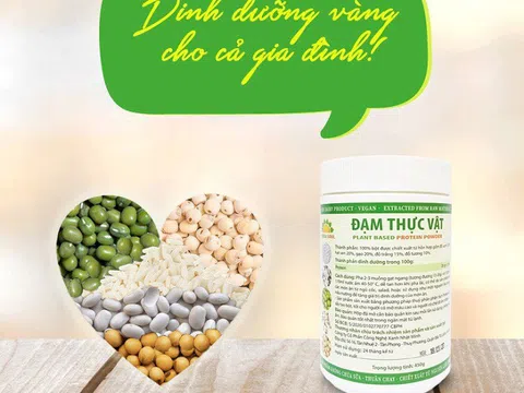 Không cần ăn thịt vẫn có đủ đạm nhờ đạm thực vật Herba Soul