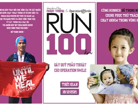 Run 100, chạy bộ để mang lại nụ cười cho trẻ em