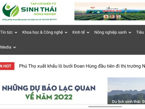 Tạp chí điện tử Sinh thái Nông nghiệp bổ nhiệm Phó Trưởng Ban biên tập