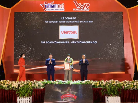 Viettel đứng đầu Top 50 Doanh nghiệp xuất sắc nhất Việt Nam