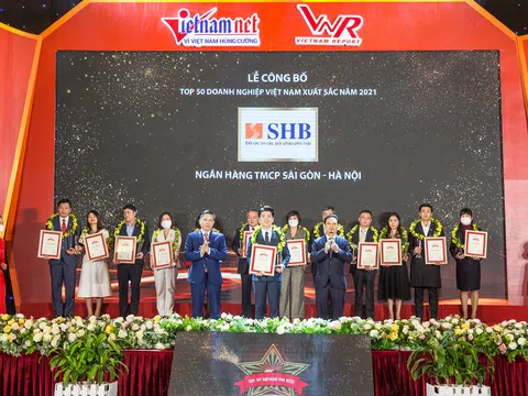 SHB liên tiếp được vinh danh các giải thưởng uy tín quốc tế