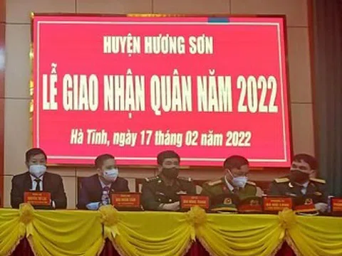 Hà Tĩnh có gần 1.500 tân binh lên đường nhập ngũ bảo vệ Tổ quốc