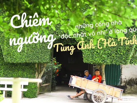 Chiêm ngưỡng những cổng nhà ‘độc nhất vô nhị’ ở làng quê Tùng Ảnh (Hà Tĩnh)