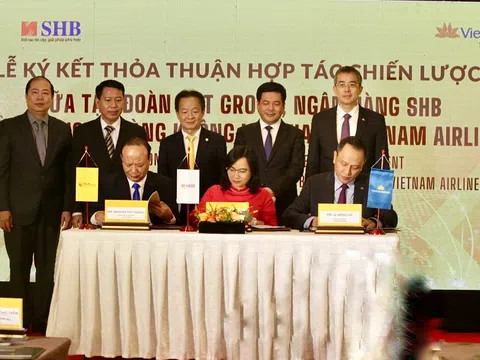 SHB, T&T Group hợp tác chiến lược toàn diện với Vietnam Airlines và VNR