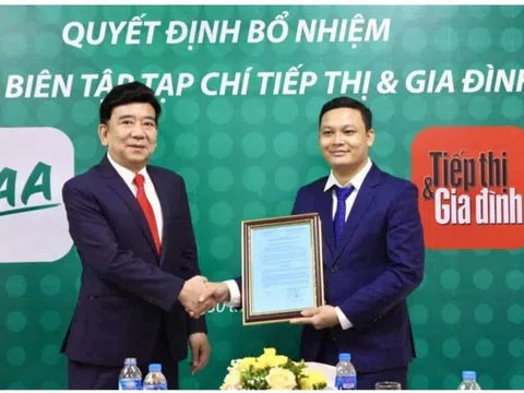 Bổ nhiệm nhà báo Hoàng Vững làm Tổng Biên tập Tạp chí Tiếp thị và Gia đình