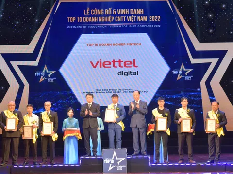 Viettel đứng đầu top 10 Doanh nghiệp CNTT Việt Nam 2022