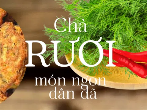 Chả rươi, món ngon dân dã