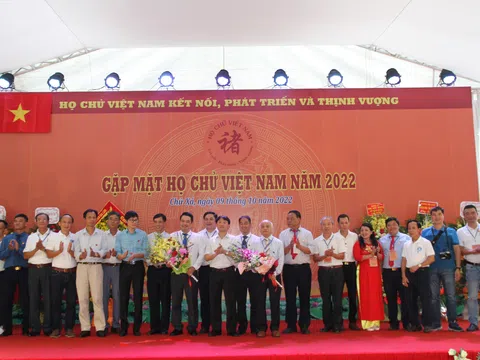 Gặp mặt họ Chử Việt Nam năm 2022: Kết nối, phát triển và thịnh vượng