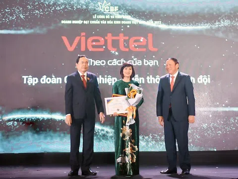 Viettel đạt chuẩn văn hóa kinh doanh Việt Nam 2022