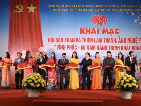 Khai mạc Hội báo Xuân Vĩnh Phúc 2023