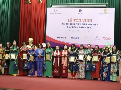 Tôn vinh 51 nữ trí thức tiêu biểu ngành Y giai đoạn 2019 – 2022