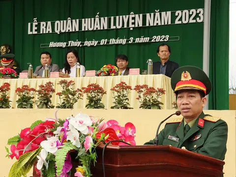 Các đơn vị đồng loạt ra quân huấn luyện năm 2023