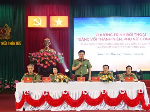 Lãnh đạo Công an tỉnh Thừa Thiên Huế đối thoại với đoàn viên thanh niên, hội phụ nữ